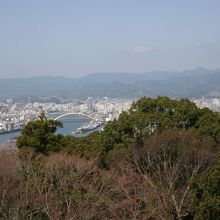 高知市内を一望です