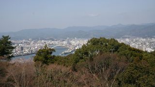 高知市内を一望