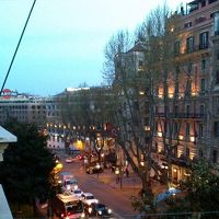 Via　Venetoの夕暮れ時