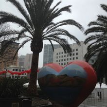 ハートのオブジェ