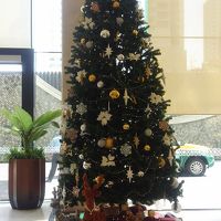 クリスマス前でツリー飾ってました