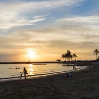 ビーチとは別にラグーンがあります