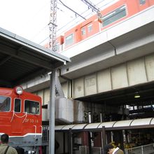 環状線とのコラボも見納めです