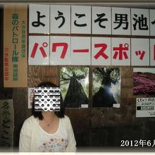 最近書かれた看板だとおもいます。