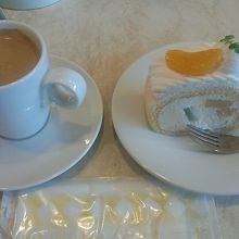 ケーキセットです。