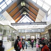 長野新幹線としなの鉄道の駅