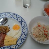 朝食のチャーハンがおいしかった