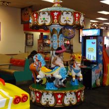 乗り物でも遊べる