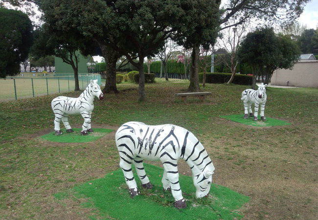 野球場やプールもある県営の公園