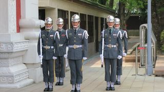 台湾の衛兵交替式はここで！