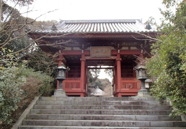この門、1693年に再建された建物の一部を資料して、昭和５６年に殆ど復元されたものとの事で、開口の阿形（あぎょう）像と、口を結んだ吽形（うんぎょう）像の2体を一対としています。