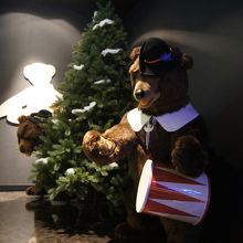 大きいぬいぐるみ！リアルだけれど、剥製みたいに怖くはない。