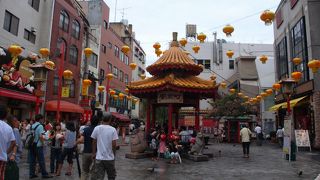 南京町の中心にある広場