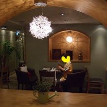 店内広め。のんびりできます。