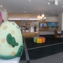 観光案内所の様子