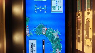 快適な船旅でした。