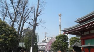 影向堂から続く通り