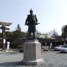 豊臣秀吉公の銅像