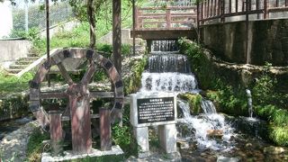 冷たい水が豊富に流れている