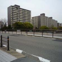 マンション街になっています