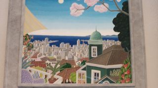 ラウンジ神戸にはトーマス・マックナイトの原画が！！