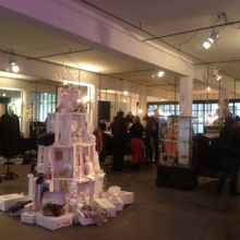 靴箱のクリスマスツリー