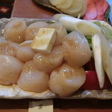 ホタテ貝柱のバター焼き