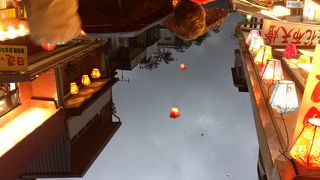 十分でランタン飛ばし