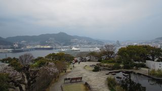 グラバー邸を囲む公園