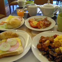 豪華な朝食ビュッフェです。