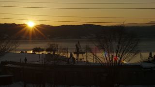 夕陽がきれいでした