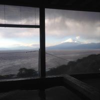 貸し切り風呂からの写真 　（富士山が見えます）