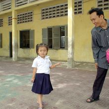 お父さんと一緒のオシャマさん