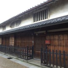 東海道の宿場町の町並み