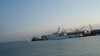 河口まで行って港を見るだけでも楽しい。