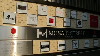 両脇に可愛いお店が並んでいます。