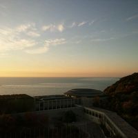部屋から見た淡路夢舞台の風景