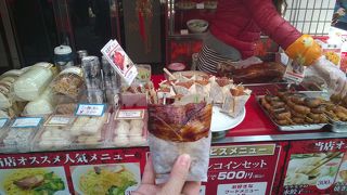 食べ歩き出来る北京ダック