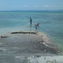 桟橋の一番先端の様子