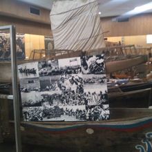 巨大な船の展示もありました