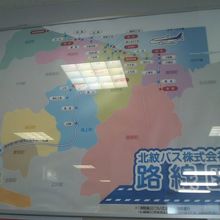 路線図も非常にさっぱりとしていました
