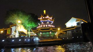 ライトアップされた沿岸を楽しみました