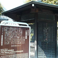 金網越しなのと古いのとで、あまりはっきりとは見えません。