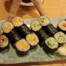 アラカルトで、細巻きを