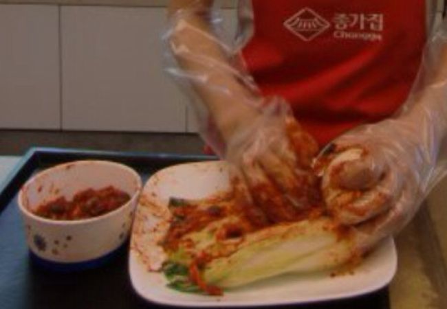 キムチ作り体験