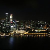 プールからの夜景