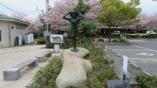 来島海峡大橋の眺望と桜