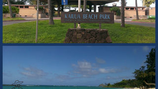 海の色が綺麗！