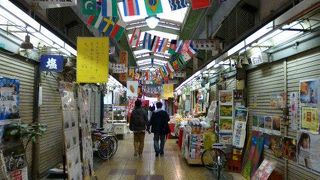 万国旗が印象的