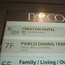 PARCOの７・８階です。